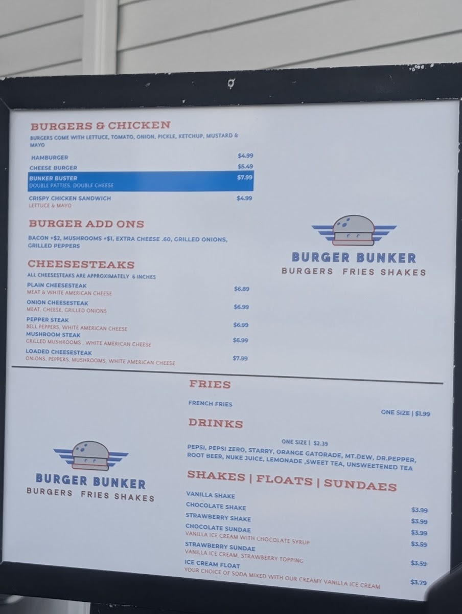 Burger Bunker Menu - Image 5